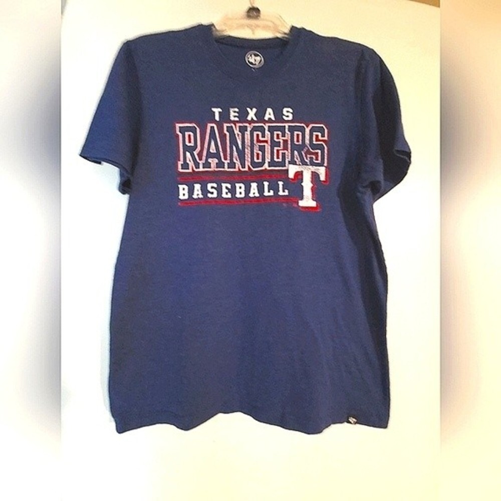 47 Texas Ranger Baseball T-shirt Super Soft  Size Small
